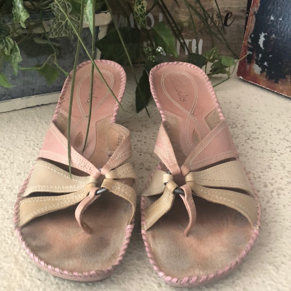 clarks pink shoes
